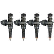 4x 2006 06 VW JETTA TDI DIESEL 1.9 L FUEL INJECTOR OEM GENUINE USED 0414720313