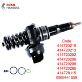 4x BOSCH Pumpe-Düse-Einheit PDE 0414720215 Generalüberholt