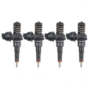 4x 0414720221 038130073AP Bosch Pumpe Düse für VW Caddy 2.0 SDI