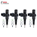 4x Bosch Injektor Pumpe Düse Einheit PDE VW AUDI BPW BVH 038130073BJ 0414720229