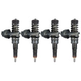 4x 0414720312 Pump nozzle unit Audi VW Seat Skoda 2.0 TDI 038130073BQ