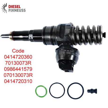 4x Bosch Injektor Pumpedüse Einspritzdüse 0414720310 VW T5 2.5TDI Überholt