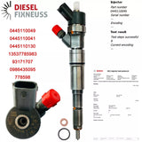 4x Einspritzdüse INJEKTOR LAND ROVER FREELANDER 2.0 TD4 0445110049 0445110130