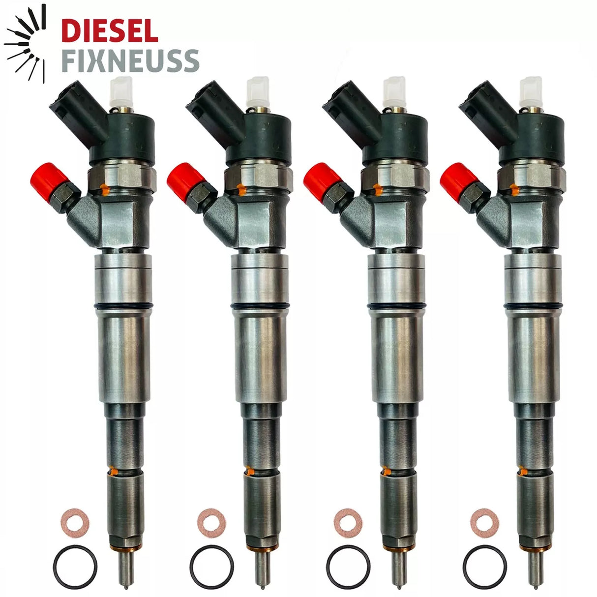 4x Einspritzdüse INJEKTOR LAND ROVER FREELANDER 2.0 TD4 0445110049 0445110130