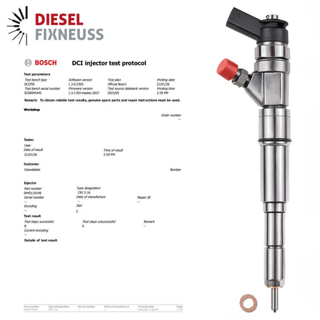 Einspritzdüse Injektor BMW E46 318d 318td Compact 0445110149 7790629