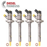 4x Bosch Einspritzdüse 0445110188 0986435090 Citroen Peugeot Volvo Mazda1.6