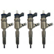 4x Bosch 0445110252, genuine Bosch injector for Citroën and Peugeot 1.4 HDi engines. Compatible with C2, C3, 206, 207 and Bipper models. High performance diesel injection solution.Professional solution for reliable engine performance!