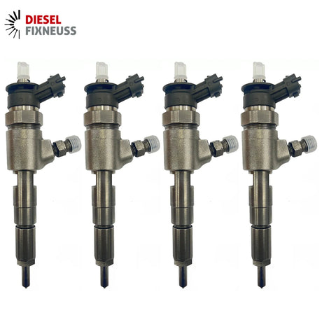 4x Bosch 0445110252, genuine Bosch injector for Citroën and Peugeot 1.4 HDi engines. Compatible with C2, C3, 206, 207 and Bipper models. High performance diesel injection solution.Professional solution for reliable engine performance!