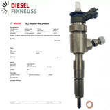Bosch 0445110252, genuine Bosch injector for Citroën and Peugeot 1.4 HDi engines. Compatible with C2, C3, 206, 207 and Bipper models. High performance diesel injection solution.Professional solution for reliable engine performance!
