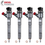 4x Bosch Einspritzdüse 0445110326 Injektor 0986435200 Corsa d B Astra j 1.3 CDTI