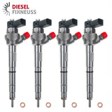 4x 0445110477 04L130277G Einspritzdüse Injektor Audi Seat 1,6 TDI 04L130277AJ