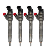 4x 0445110551 Bosch Injektor VW Crafter 2.0 TDI 03L130277P 0445110550 0986435276