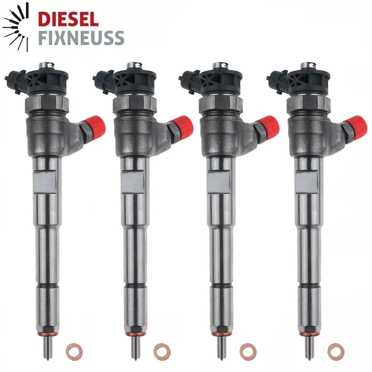 4x Injektor BOSCH Land Rover Jaguar XE XF 2,0 Diesel 0445110701 G4D3-9K546-BB