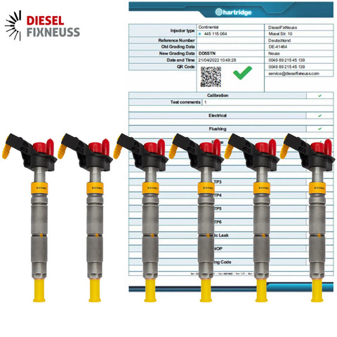 Injecteur 6x Mercedes 0445115027 0445115064 A6420701387 0986435355 