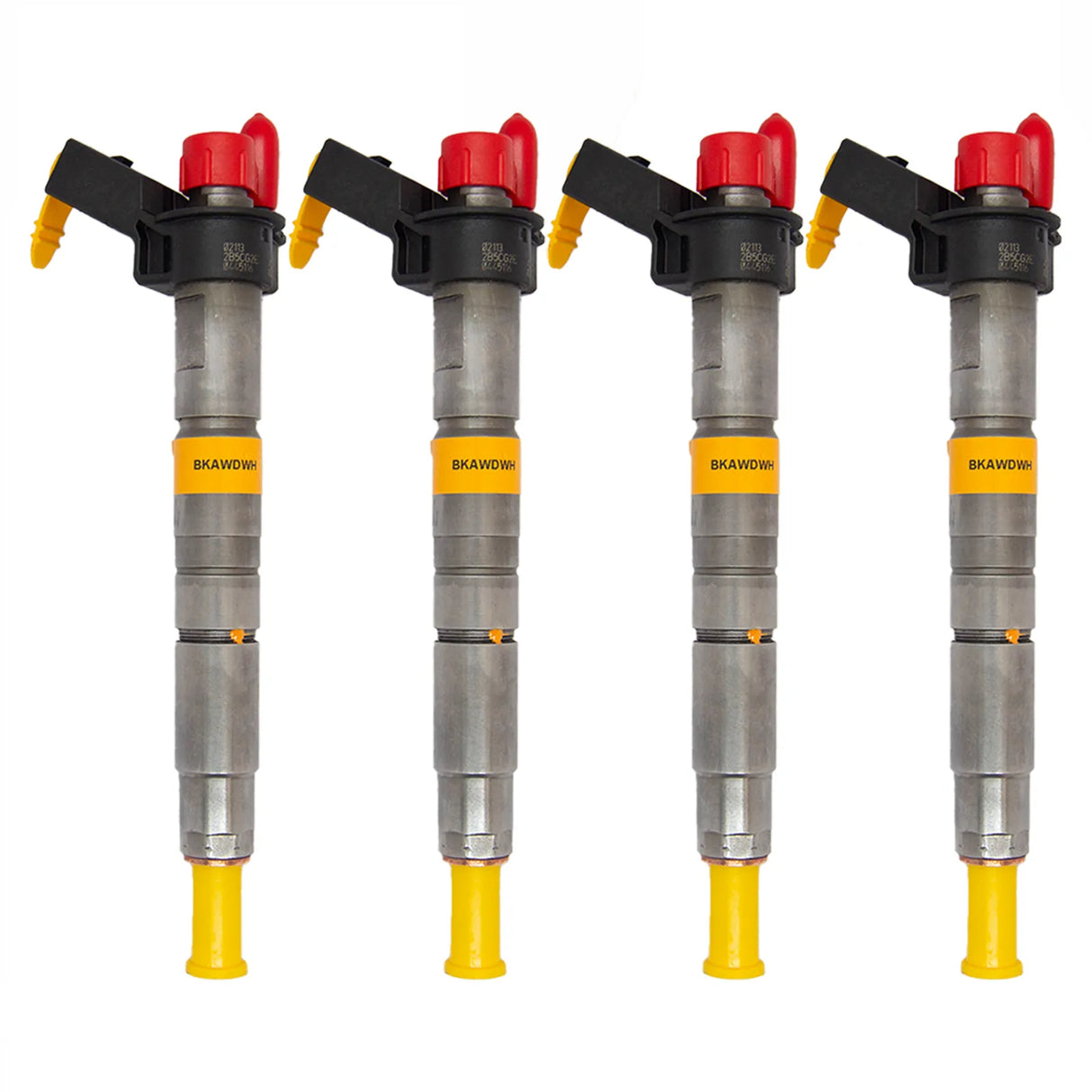 4x BMW Diesel Injectors (0445116024) - Compatible with BMW 525d, 530d, X5, X6, 3.0d and many other models including E60, E90, F10 series. Includes O-rings and BOSCH test report. Fits 2.0D (120KW/163PS, 130KW/177PS) and 3.0D (150KW/204PS, 170KW/231PS, 180KW/245PS) engines.