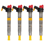 4x BMW Diesel Injectors (0445116024) - Compatible with BMW 525d, 530d, X5, X6, 3.0d and many other models including E60, E90, F10 series. Includes O-rings and BOSCH test report. Fits 2.0D (120KW/163PS, 130KW/177PS) and 3.0D (150KW/204PS, 170KW/231PS, 180KW/245PS) engines.