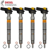 4x Injektor Einspritzdüse VW 2,0 TDI BiTDi 0445116035 03L130277C 0986435369