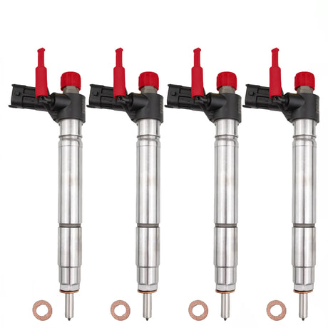 4x 0445116043 Einspritzdüse Jaguar XF I Land Rover Freelander 2 DW12BTED4 L359 2.2