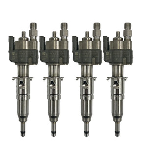 4x Fuel Injector BMW 1/3/5 Series | Part No: 13537589048-03/13537565138 Benzin | Compatible with N45/N43/N53 Engines | Includes Copper Ring, O-Ring, Test Report | 1-Year Unlimited Mileage Warranty