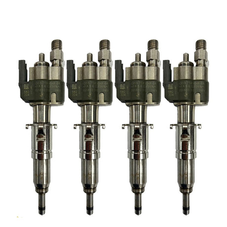 4x Fuel Injector BMW 1/3/5 Series | Part No: 13537589048-04/13537565138 Benzin | Compatible with N45/N43/N53 Engines | Includes Copper Ring, O-Ring, Test Report | 1-Year Unlimited Mileage Warranty