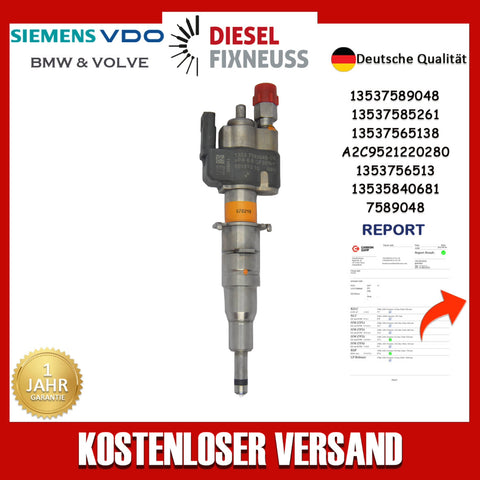 Einspritzdüse VDO 13537589048-09 13537585261 N43 N53 BMW Benzin