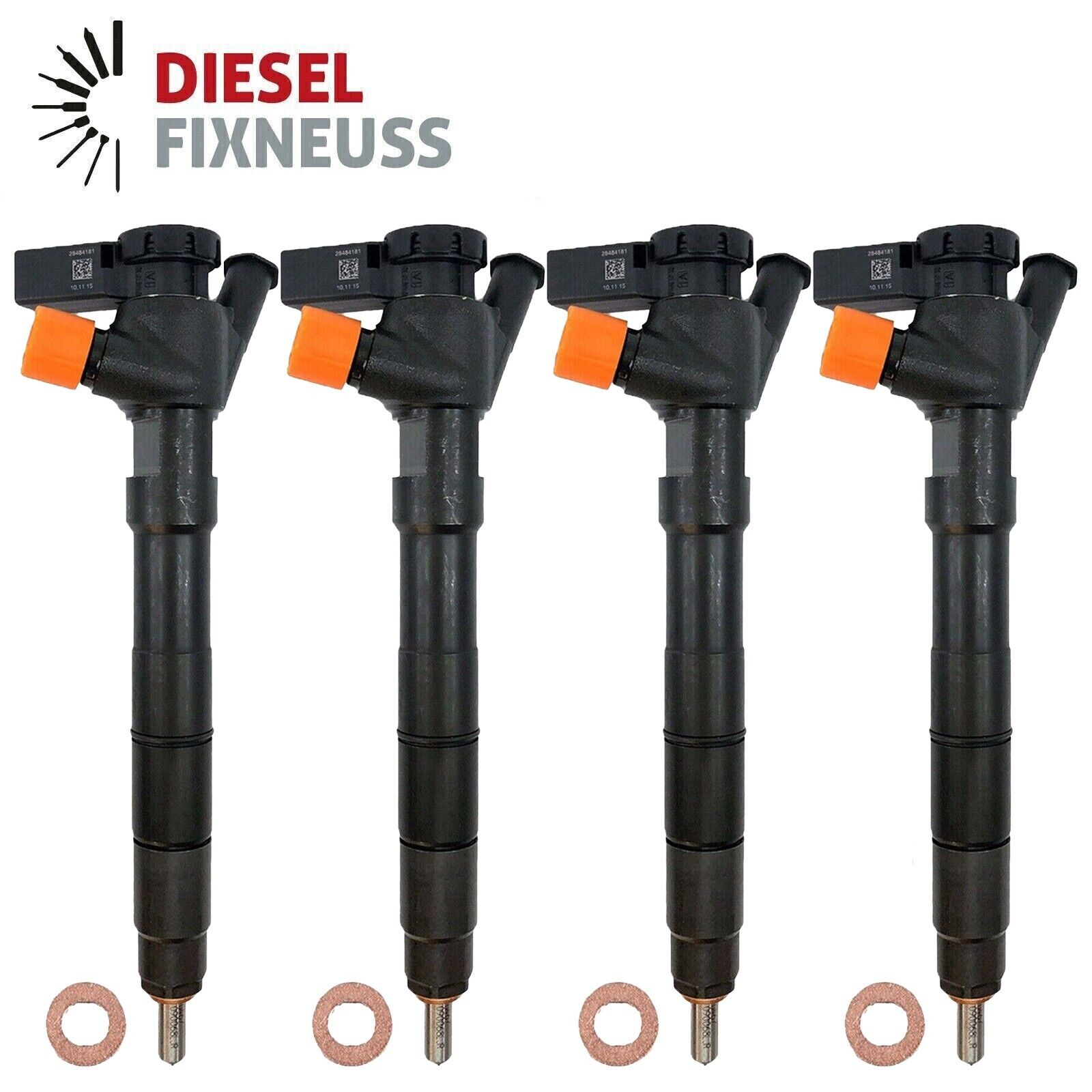 4x VW TRANSPORTER T6, MULTIVAN EINSPRITZDÜSE- INJECTOR 03N130277H