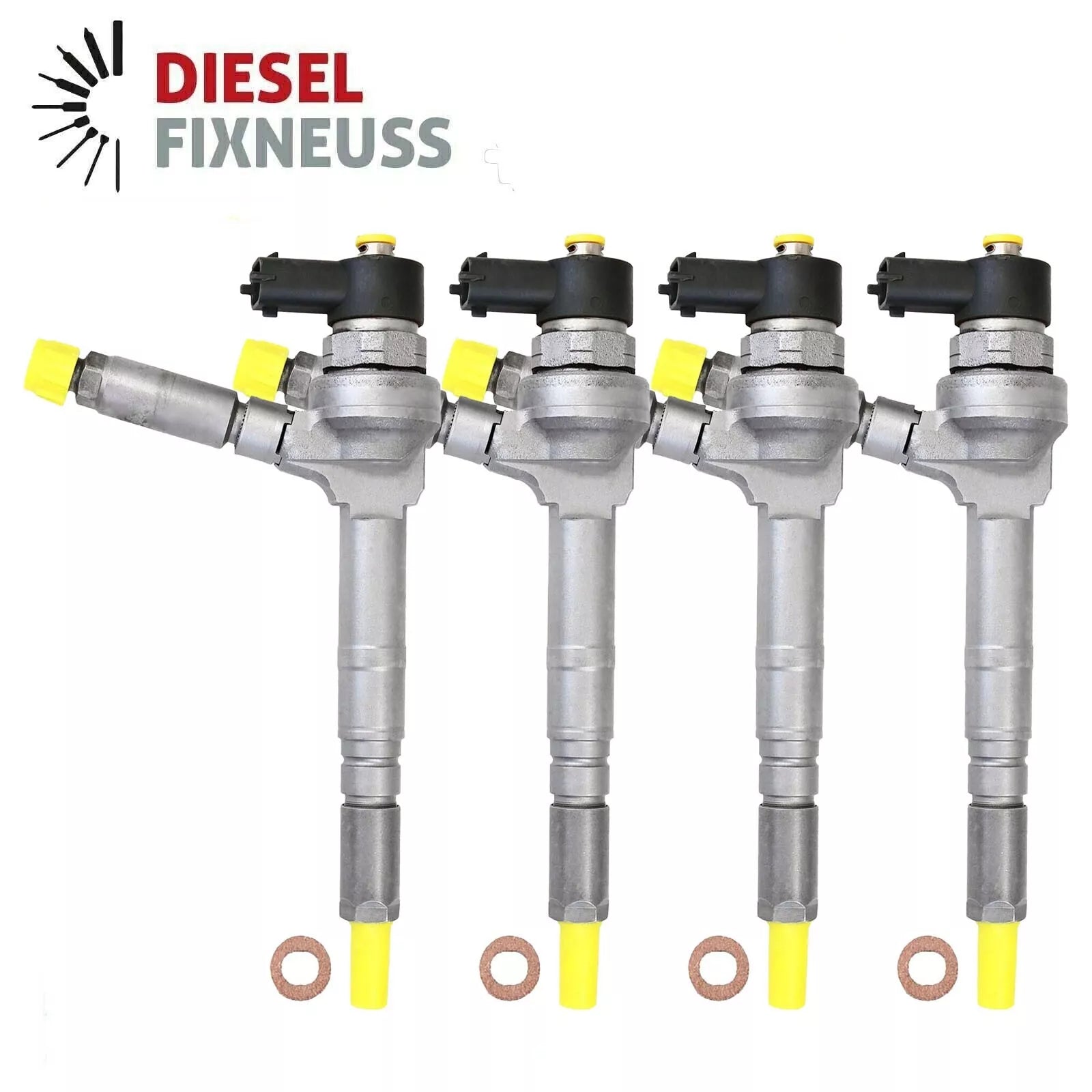 4x injektor Einspritzdüsen 0986435089 Opel Astra H 1,7 CDTI Z17DTH 0445110175