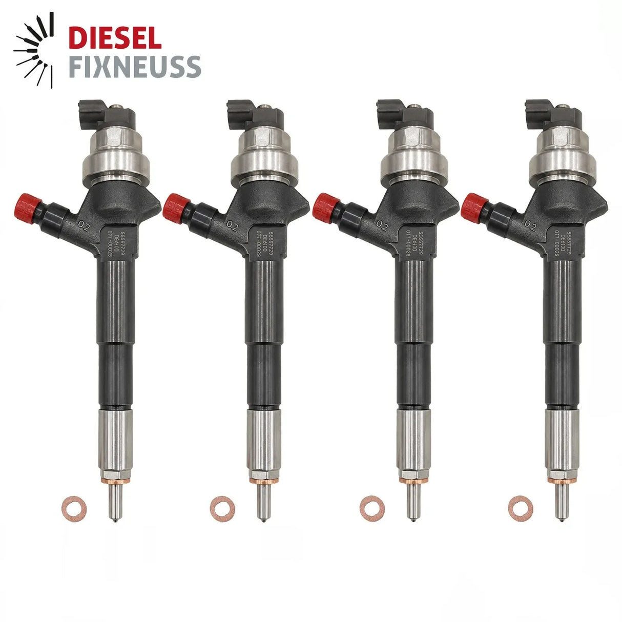 4x Injektor Einspritzdüse Opel Astra J 1,7 CDI Chevrolet Cruze 55567729 Denso