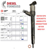 4x ÜBERHOLTER INJEKTOR VAUXHALL ASTRA J 1,6 16 V CDTI B16DTH 2014-55578075