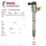 4x HYUNDAI I30 1.6 CRDI HYUNDAI TUCSON KIA SPORTAGE 1.7 CRDI Injector 0445110589