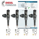 4 x BOSCH 038130073AJ / 0986441556 / 0414720037 PUMPE-DÜSE-EINHEIT