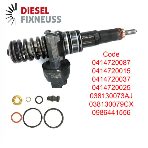 VW Passat 3BG Golf A3 1,9TDI 4x Pumpe Düse Element Bosch 0414720037, 038130073AJ