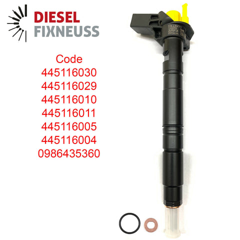 Injektor Einspritzdüse 03L130277 0445116030 0986435360 VW 2,0 TDI 03L130855X