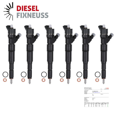 6x Einspritzd​üse Injector BMW 5 Series 525D E39 Bosch 0445110048 7785985