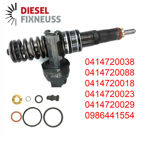 VW Sharan 1.9 TDi AUY 4x Bosch Pumpe Düse Einheit PDE 0414720038 038130073AK