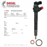 4x Injektor Einspritzdüse Mercedes 2,2 BlueTEC 651.950 0445110574 A6510703187