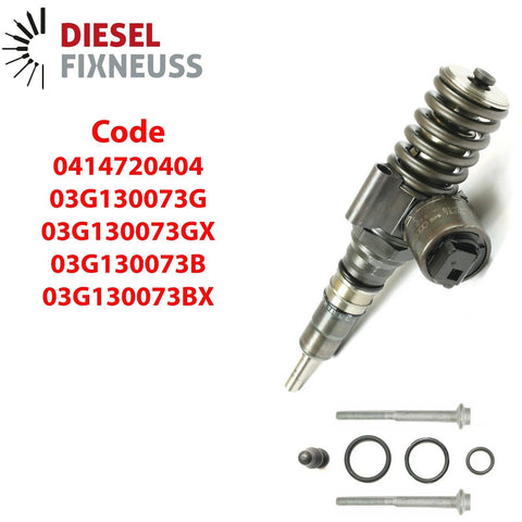 Pumpe Düse Einheit 0414720404 VW SEAT AUDI SKODA 2,0 TDI BKD 03G130073G GX