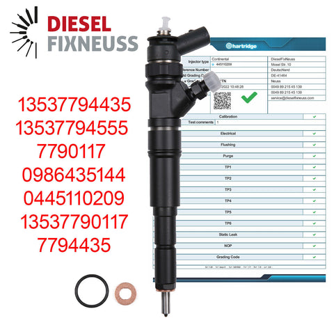 BMW 1er 3er 5er Diesel Einspritzdüse Injektor 7794435 Bosch 0445110209