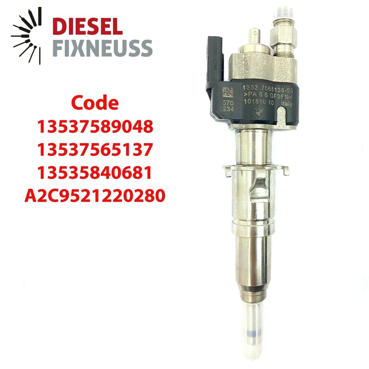 6x ORIGINAL BMW Einspritzdüse Injektor E81-88 E90 13537589048 13537565138-05