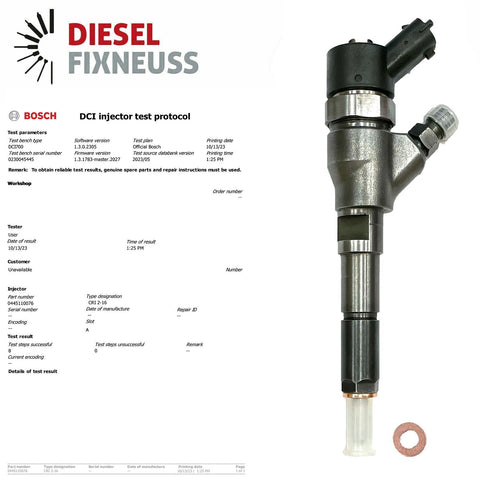 4 PEUGEOT CITROEN 2.0 HDI BOSCH DIESEL INJECTORS BOSCH PN: 9641742880 0445110076