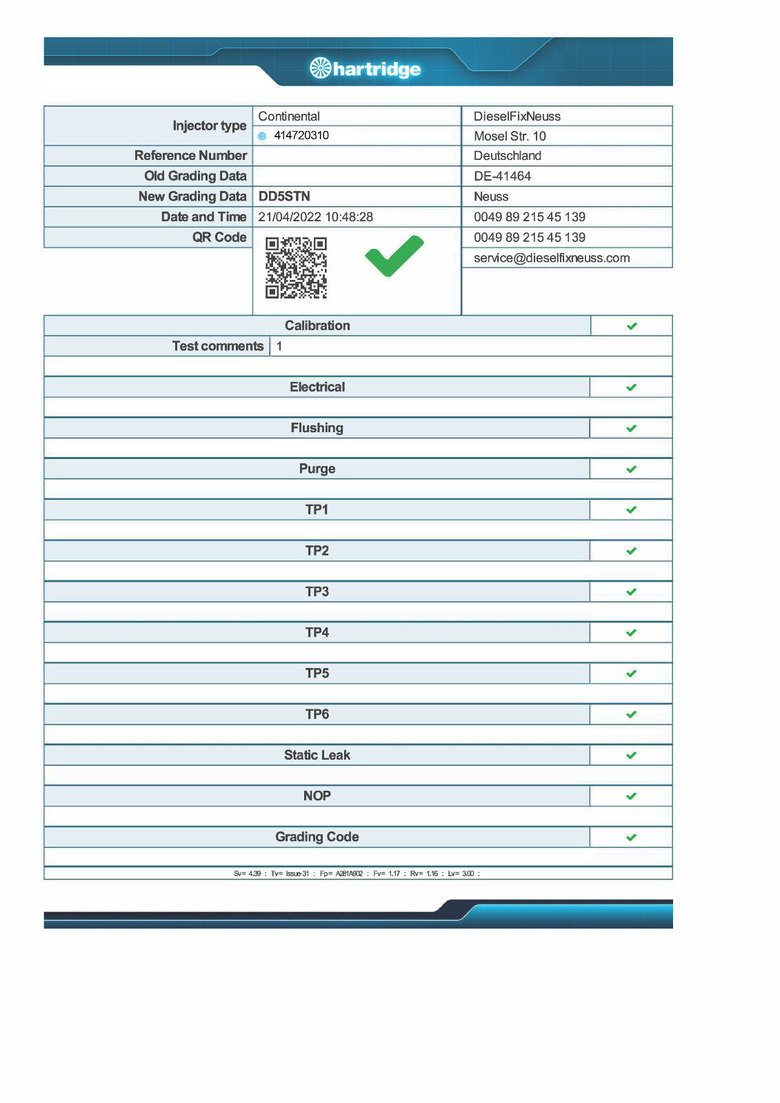 VW T5 2.5TDI 5x Einspritzdüse Bosch Injektor Pumpedüse 0414720310