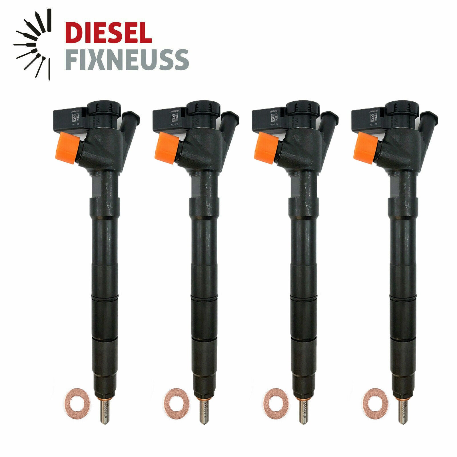 4x DELPHI Einspritzventil für Audi Seat Skoda VW 1.6 TDI 04L130277D 28370681