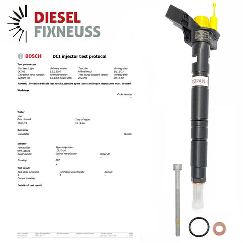 Bosch Einspritzdüse 0445116023 Injektor Audi A6 Q5 Q7 2.7 3.0 TDI VW 0986435357