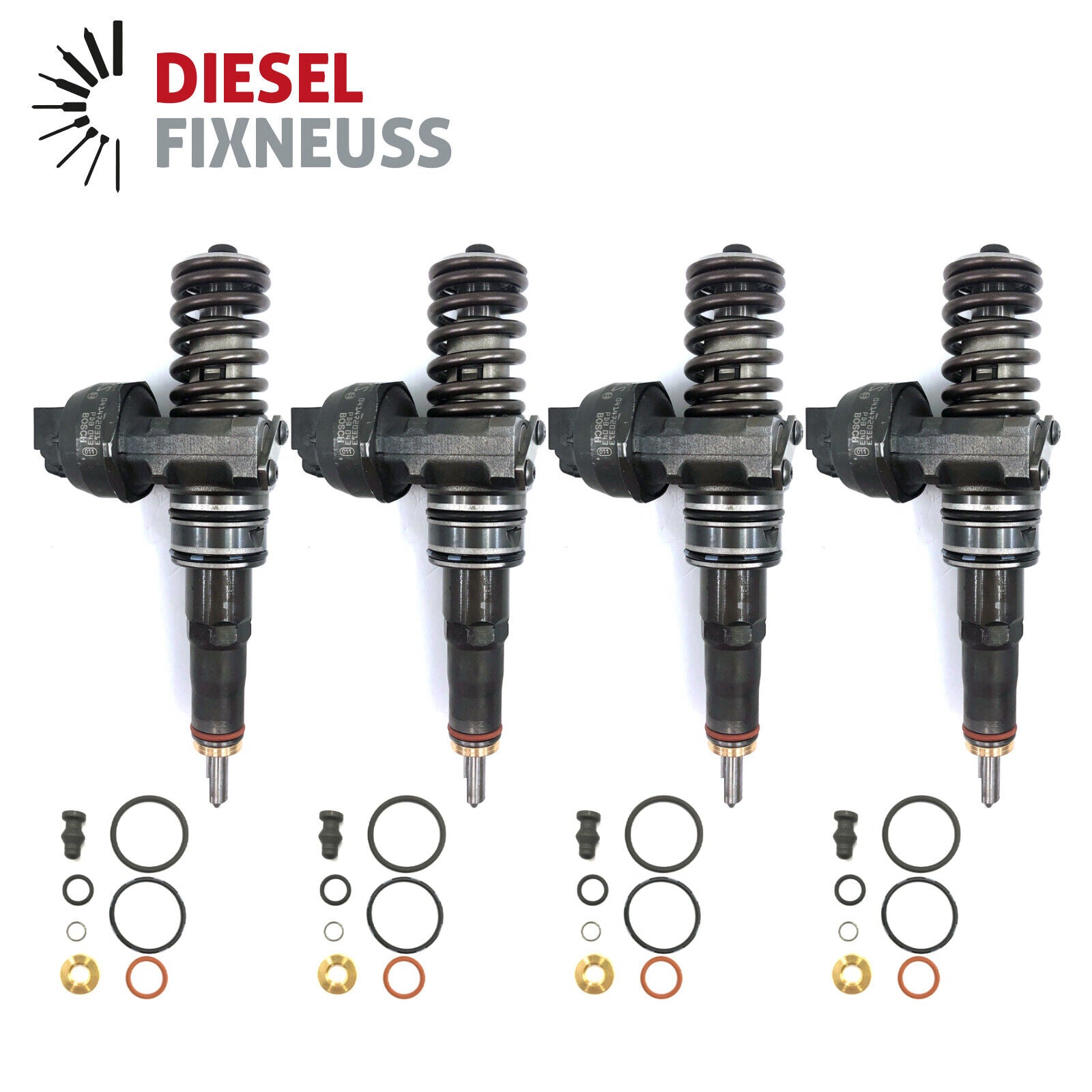 4x Injektor Pumpe Düse Einheit PDE VAG 1,9TDi BLS BSU 038130073BN 0414720313