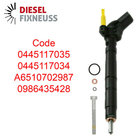 Bosch Einspritzdüse 0445117035 Injektor 0986435444 651070298 Mercedes 0986435035