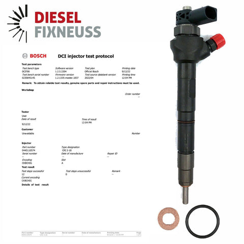 Injektor Einspritzdüse BOSCH 0445110573 0445110574 A6510703187 Mercedes Benz CDI