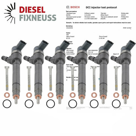 6xEinspritzdüse Injektor Injector Mercedes CDI 0445110099 6110701387 6110701787