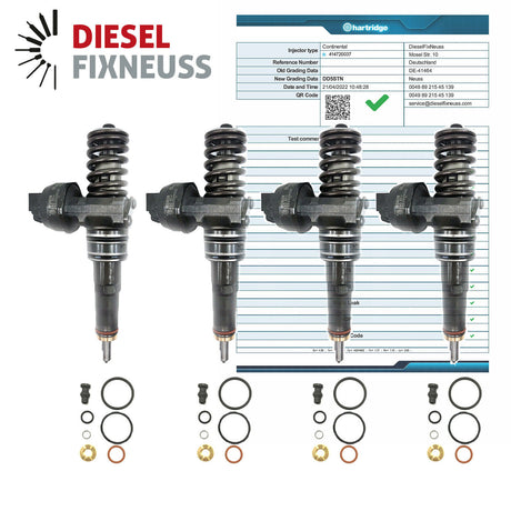 4 x Pumpe-Düse-Einheit Audie A4 Skoda Octavia VW Golf IV 1.9 TDI