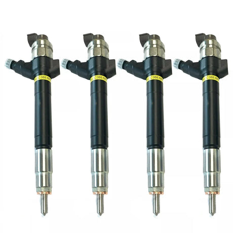 4x DENSO Injectors 9C1Q-9K546-BA for Ford Transit 2.4 TDCi (2006-2014) with test report. Compatible with all engines 74-103 KW.