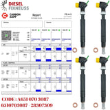 4x Einspritzdüse A6510703087 28307309 MERCEDES BENZ SPRINTER W906 3-t 3,5-t CDI